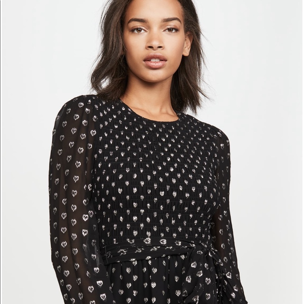 Shoshanna Black Walker Mini Dress Size 10